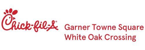 Chick-fil-A Garner Towne Square and White Oak Crossing logo